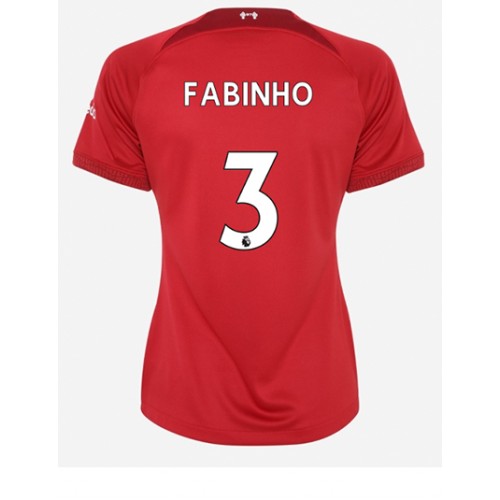Dres Liverpool Fabinho #3 Domaci za Žensko 2022-23 Kratak Rukav